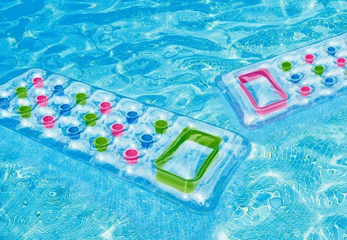 Saltea Gonflabila pentru Plaja sau Piscina, 184 x 69 cm, Diferite culori