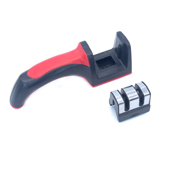 Dispozitiv cu maner pentru ascutit cutite  Aden