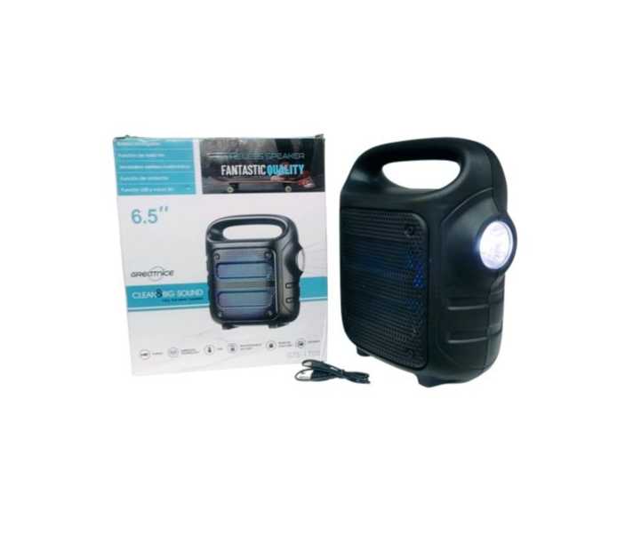 Boxa portabila, gts 1705 bt, fm, bluethoot sd, usb, lanterna