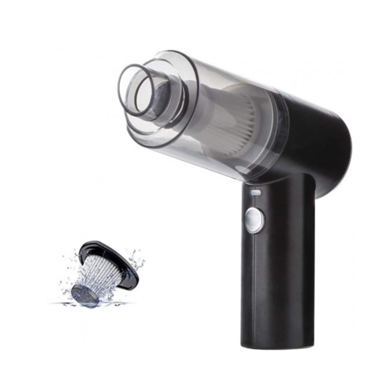 Mini aspirator portabil, fara fir, pentru masina, locuinta, 2 in 1