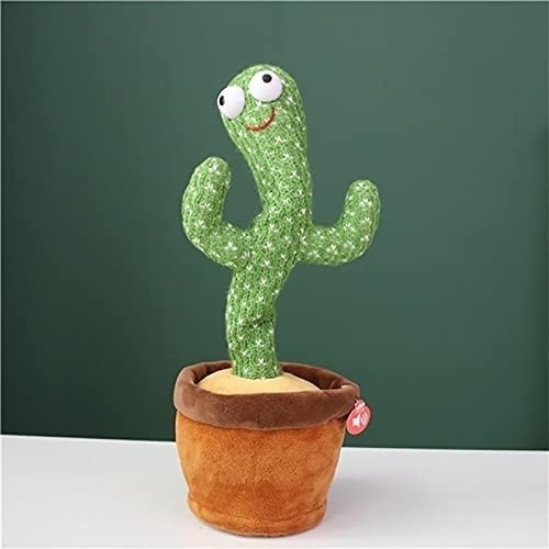 Jucarie interactiva cactus cu hainute, dansator si vorbitor, danseaza si repeta dupa copil, 