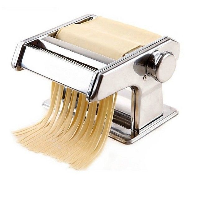Masina pentru taitei si spaghete, 9 dimensiuni de taiere, Otel inoxidabil, Accesoriu fixare de masa