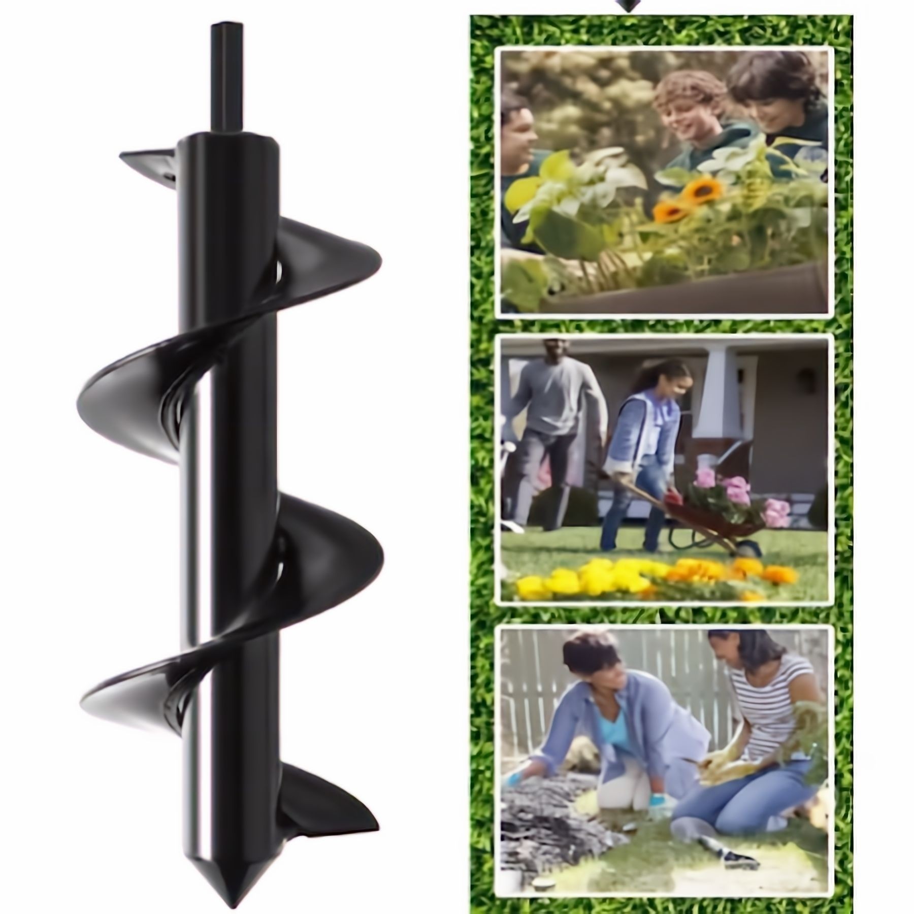 Burghiu pentru mașina de săpat gropi, 22 cm