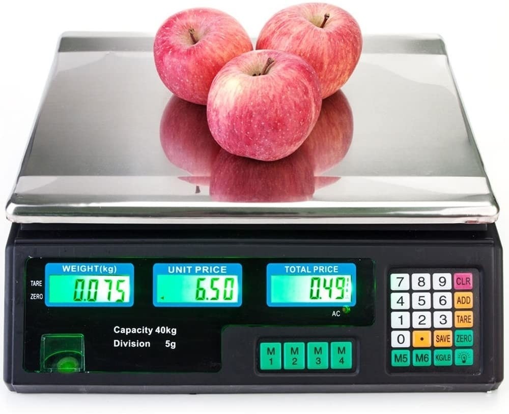 Cantar Electronic 40 kg, acumulator inclus, digital, functii multiple, afisaj dublu, autonomie mare Aden