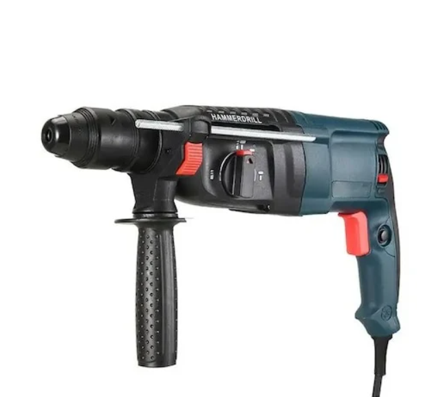 Ciocan Rotopercutor Profesional, 1100 W,  30mm, 1200 Rpm, accesorii si valiza pentru transport