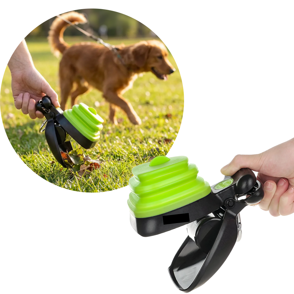Dispozitiv Pentru Ridicarea Excrementelor De Caini | Poop Scoop | Suport Pentru Pungi | Design Compact
