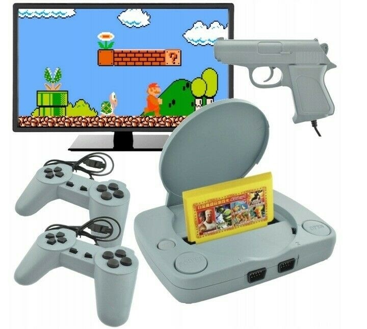 Consola Jocuri TV Retro Super 8-Bit | Plug And Play AV | Controller Ergonomic | Jocuri Clasice | Mod 2 Jucatori