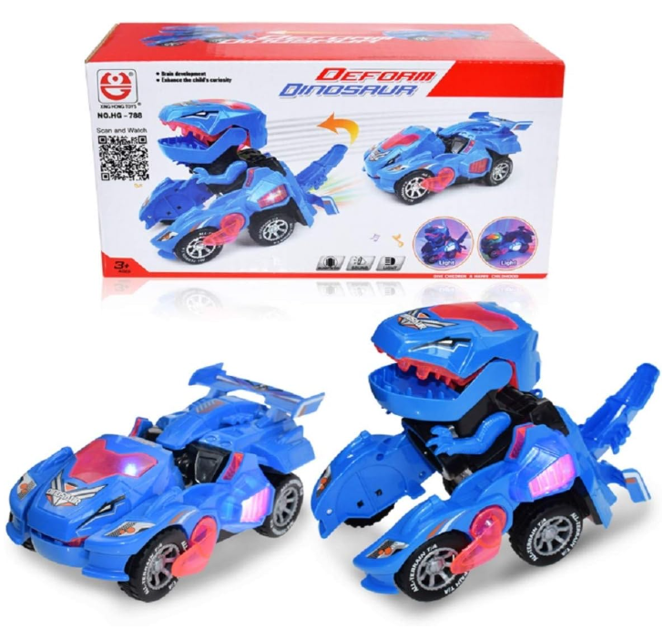 Masinuta cu sunete si lumini ce se transforma in dinozaur, Dinocar