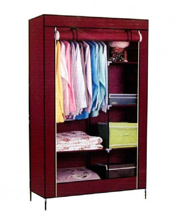 Dulap textil pentru depozitare cu cadru metalic