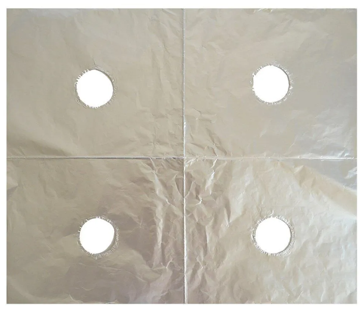 Set 3 folii de aluminiu protectie pentru aragaz, dimensiune 50x60cm