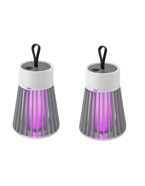 1 + 1 PROMO - Lampa electrica anti tantari cu UV, MRG MBG002, silentioasa