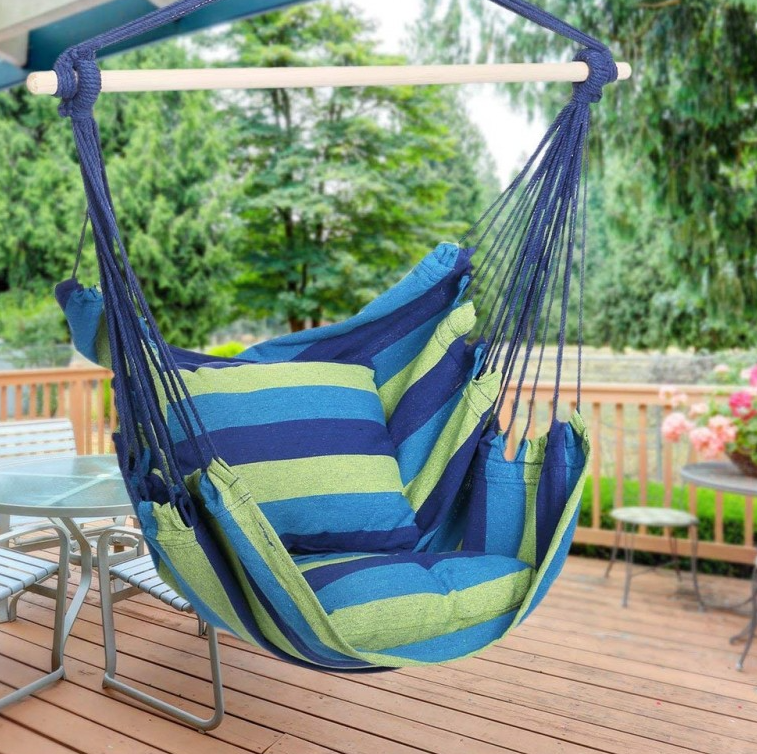 Hamac suspendat tip scaun, material confortabil