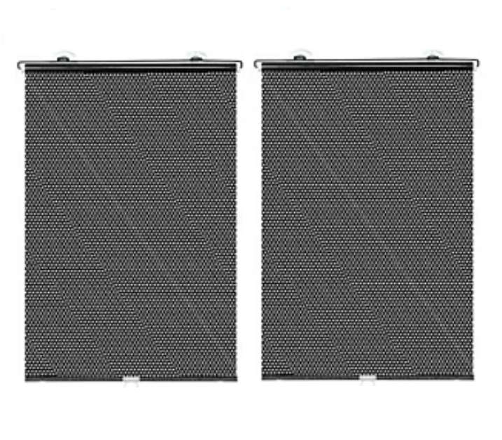 1 + 1 GRATIS - Parasolar perforat retractabil cu ventuze, 58 cm x 125cm