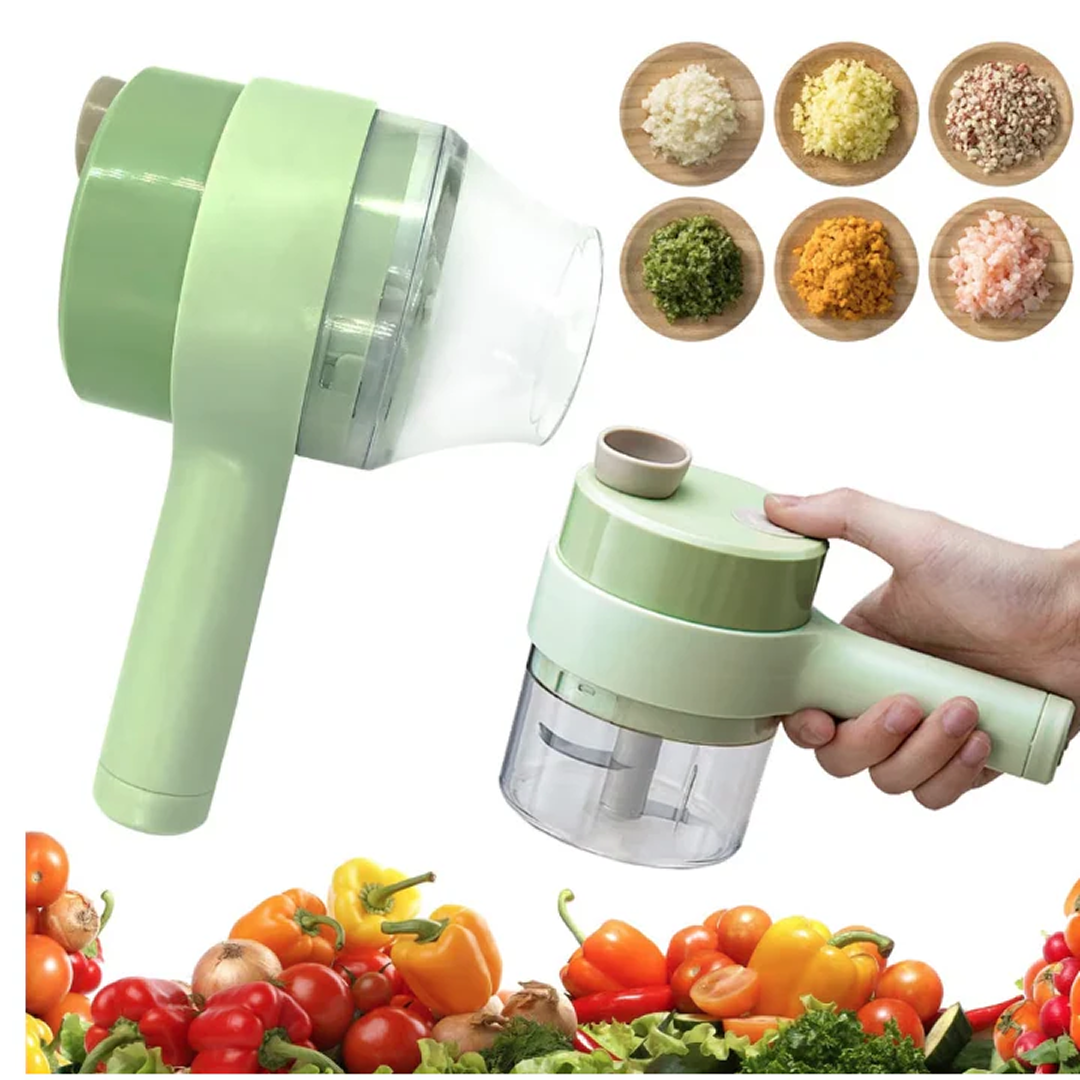Tocator Electric Alimente 4 In 1 | Maruntitor Multifunctional | 250 Ml | Rapid Si Usor De Folosit