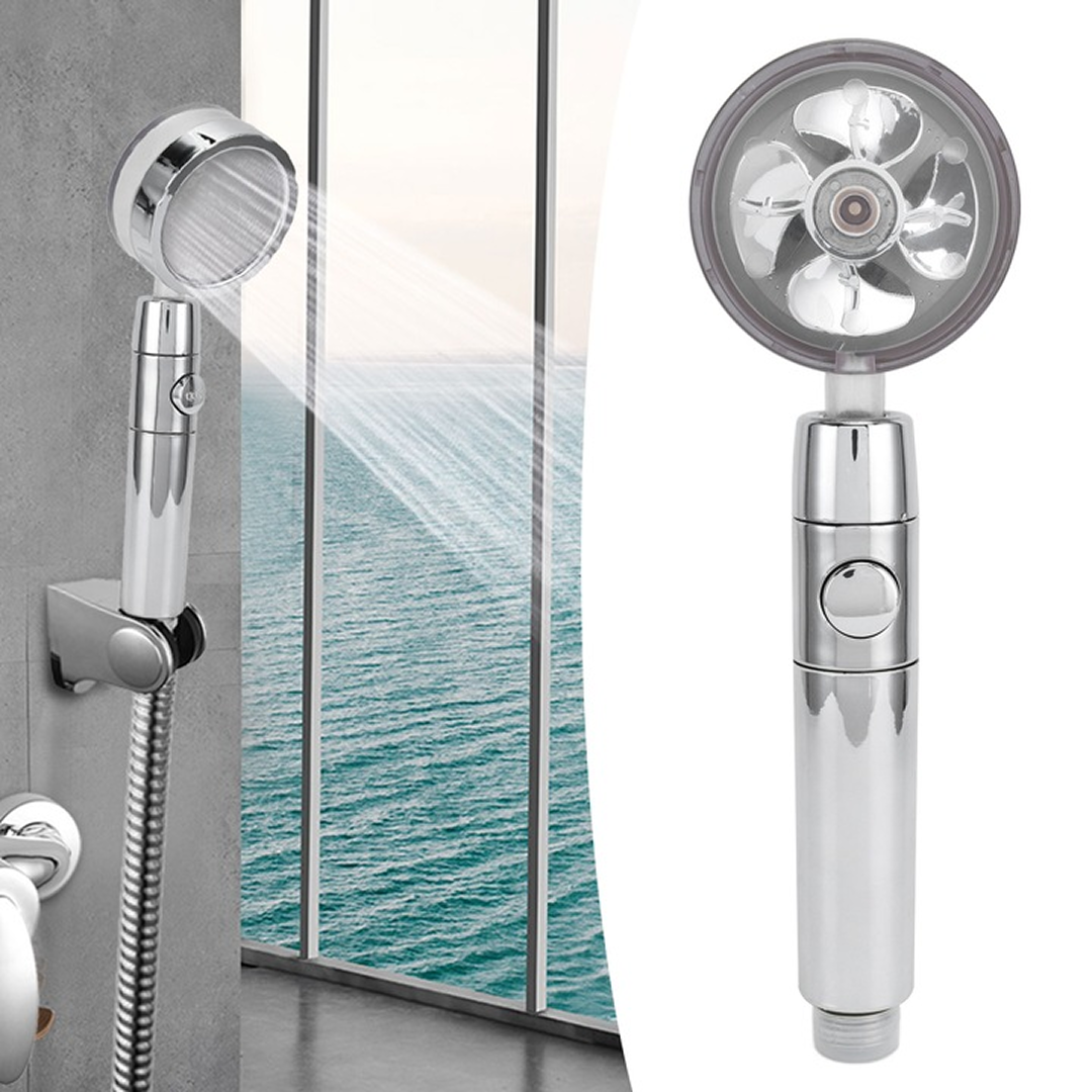 Dus De Mana Turbo Presiune Mare | Cap Dus Rotire 360° | Filtru Inclus | Furtun 150 Cm | ABS Rezistent