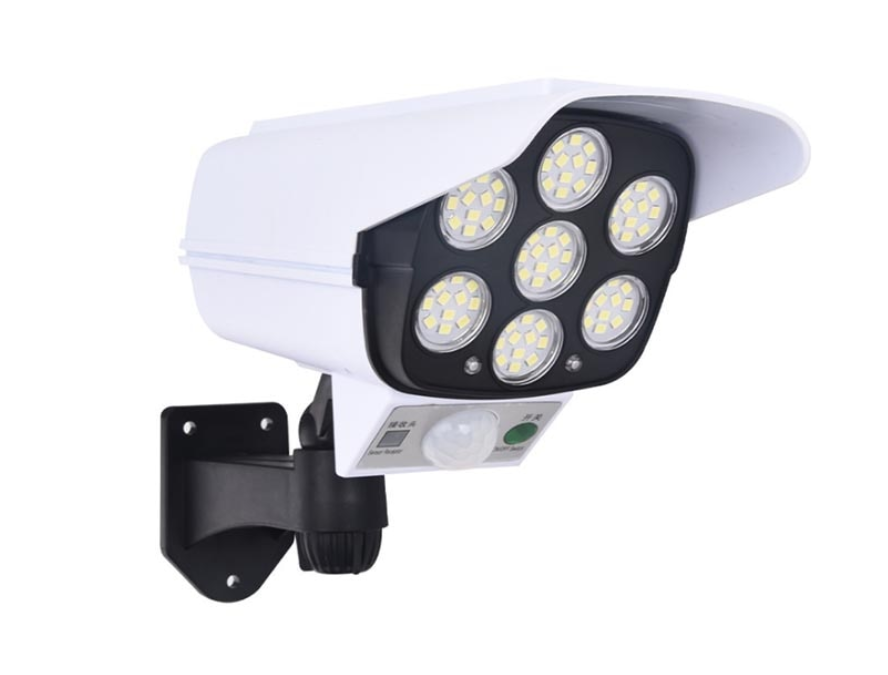 Set 4 lampi solare tip camera falsa de supraveghere 77 LED Aden
