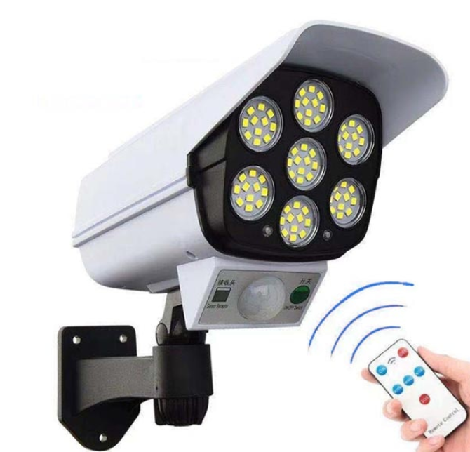 Lampa solara tip camera falsa de supraveghere 77 LED Aden
