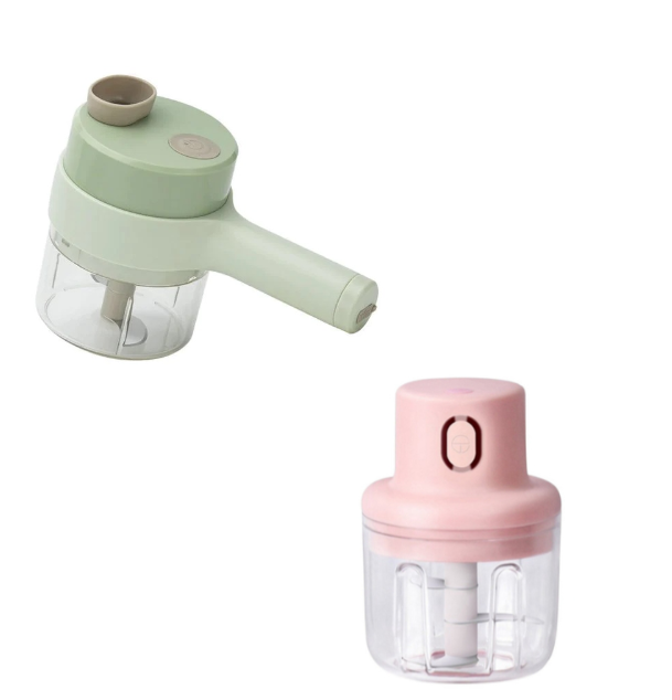 1 + 1 PROMO - Tocator si maruntitor electric pentru alimente si legume + Mini tocator, Alimente, electric, USB ,250m