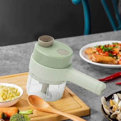 Tocator si maruntitor electric pentru alimente si legume, 7 piese