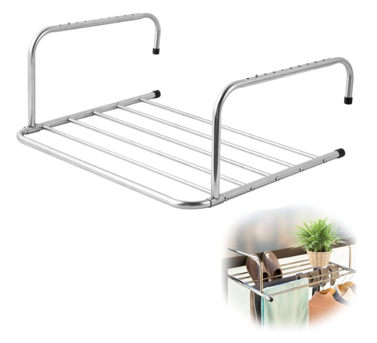 Uscator de rufe cu suport de prindere pe calorifer sau fereastra