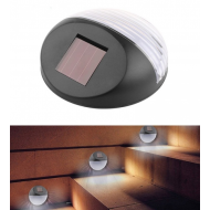 Set 2 lampi solare de perete cu 2 led-uri, lumina rece