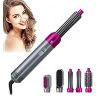  Multistyler Airwrap Hot Air Styler 5  in 1, Perie electrica de Uscat, coafat, indreptat si ondulat. 