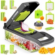 Razatoare multifunctionala pentru legume si fructe 14 piese, lame din otel inoxidabil + maner protectie