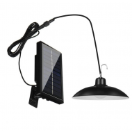 Lampa solara cu abajur, suspendata, cu lumina alba