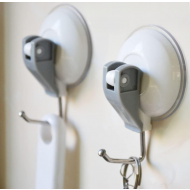 Set 4 carlige cu ventuza, multifunctionale