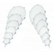 Set 12 capace flexibile din silicon, marimi diferite