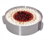 Inel reglabil pentru tort, diametru 16-20 cm