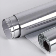 Folie autocolanta argintie, protectie mobila, cu efect reflexiv, 60 x 300 cm