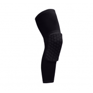 Genunchiera Elastica cu Tampon de Protectie, Unisex, 48 cm, Negru