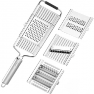 Razatoare multifunctionala, Multislicer, Inox, Lame interschimbabile, Argintiu