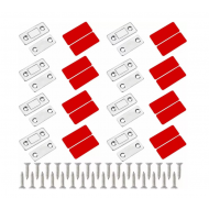 Set de 8 inchizatoare magnetice, cu 32 suruburi, pentru usa, dulap