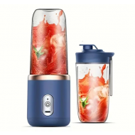 Mini Blender Portabil Juicer Cup, 6 Lame, 400 ml, Incarcare USB, 18650 RPM