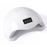 Lampa unghii LED/UV, 48W, Alb