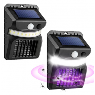 1 + 1 PROMO - Lampa solara cu luminare led RGB + lampa anti-insecte