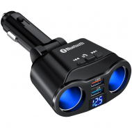 Modulator FM cu bluetooth, Incarcator Auto 2 USB, MP3, Handsfree, 12V-24V