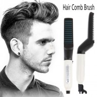 Perie Placa electrică multifuncțională de îndreptat părul și barba