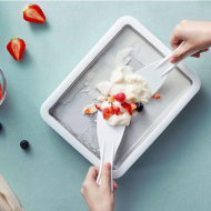 Plita termica pentru inghetata tip rulou