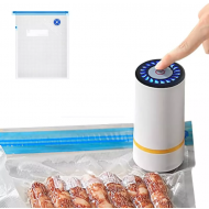 Pachet Promo : Pompa de vidat, USB, 5 w + Set 10 pungi vidat