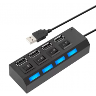 Superfast 4 PORT 2.0 HUB, protectie la supracurent, viteza de transfer 480 Mbps