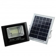 Proiector LED exterior cu panou solar, telecomanda cu functii multiple, 100-600 W