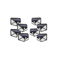 Set 8 Lampi solare 100 LED, cu senzor de miscare Aden