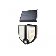 Lampa ajustabila cu incarcare solara si panou solar, 90 x LED, 3 moduri de functionare, telecomanda YT-90 K