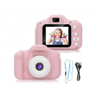 Camera foto Digitala pentru Copii, 30 MP, Functie Video 1440/1080P, Curea Detasabil 40 Cm Lungime, 5 Jocuri Incluse, Slot Card MicroSD Max. 32GB