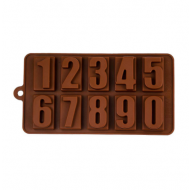Set 2 forme cifre de ciocolata din silicon