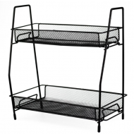 Organizator multifuncțional 2 etaje,negru,31x17x32cm