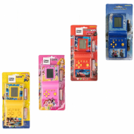 Joc tetris clasic cu diferite jocuri, alimentare pe baterii, albastru, Baterii incluse